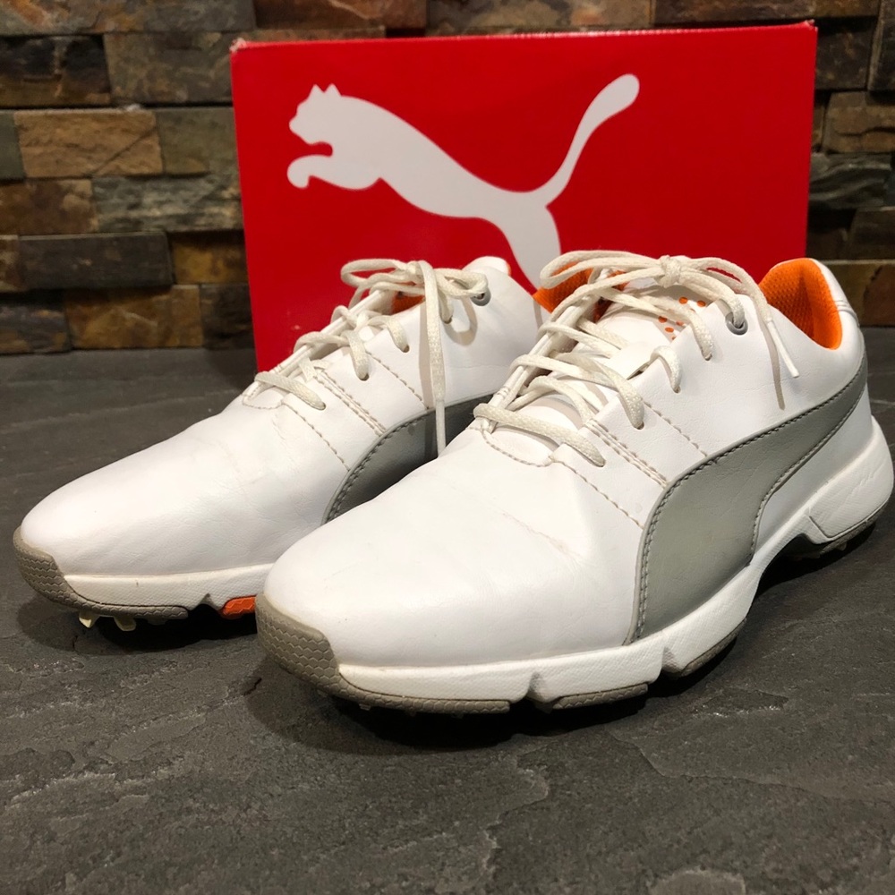 Puma ~ Titantour Cleated Jr Golf Shoe ~ Boys Size 5